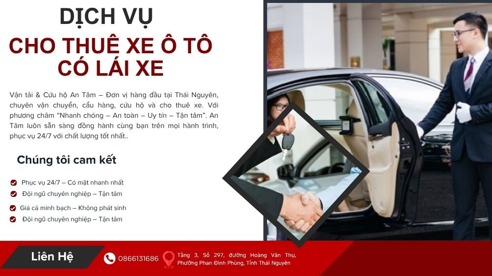 <p style="text-align: center;"><strong id="docs-internal-guid-41a5bf9c-7fff-73fb-c63a-2c2283859207">Cho Thuê Xe Ô Tô Có Lái Xe</strong></p>